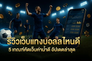 รีวิวเว็บแทงบอล ไหนดี